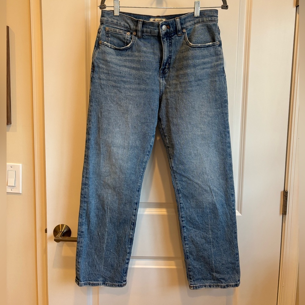 Madewell The Petite ‘90s Straight Jean in Rondell wash Womens